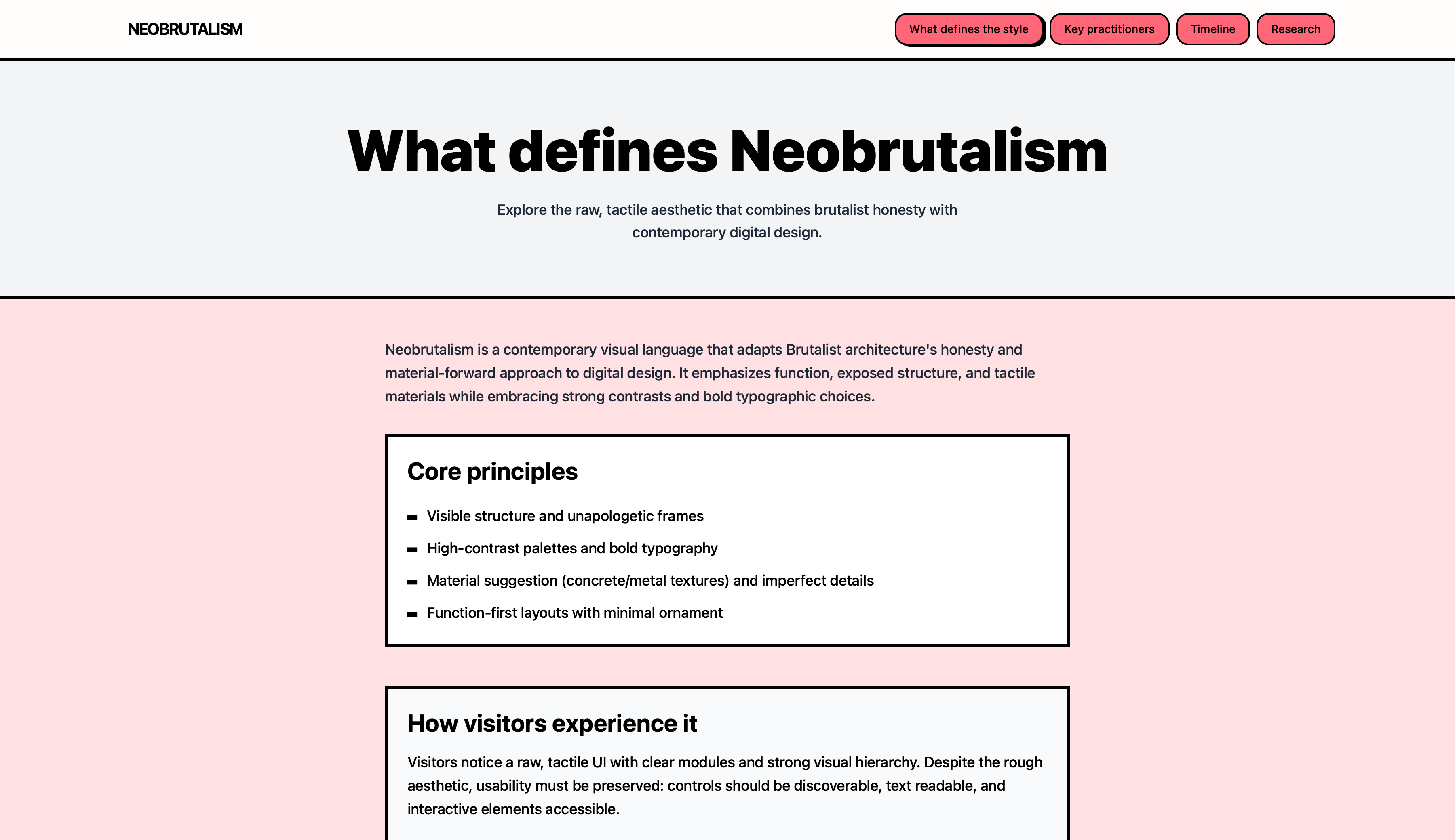 Neobrutalism History